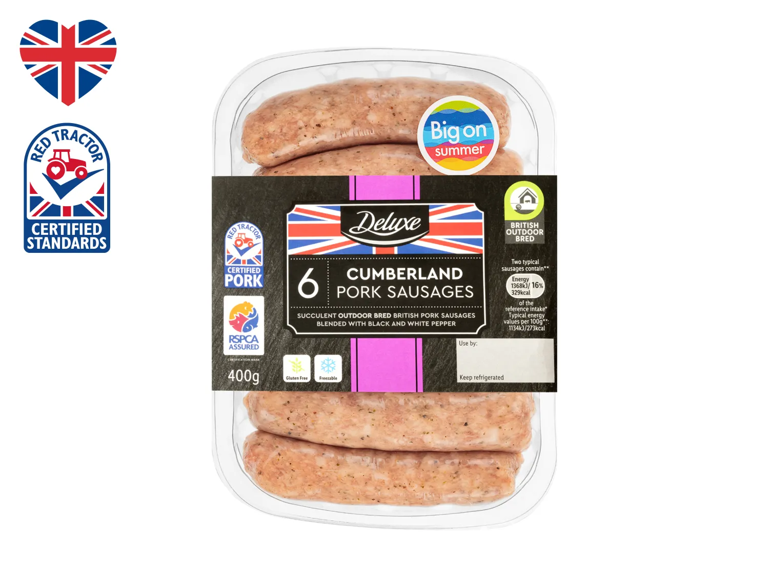 Deluxe RSPCA Cumberland Sausage