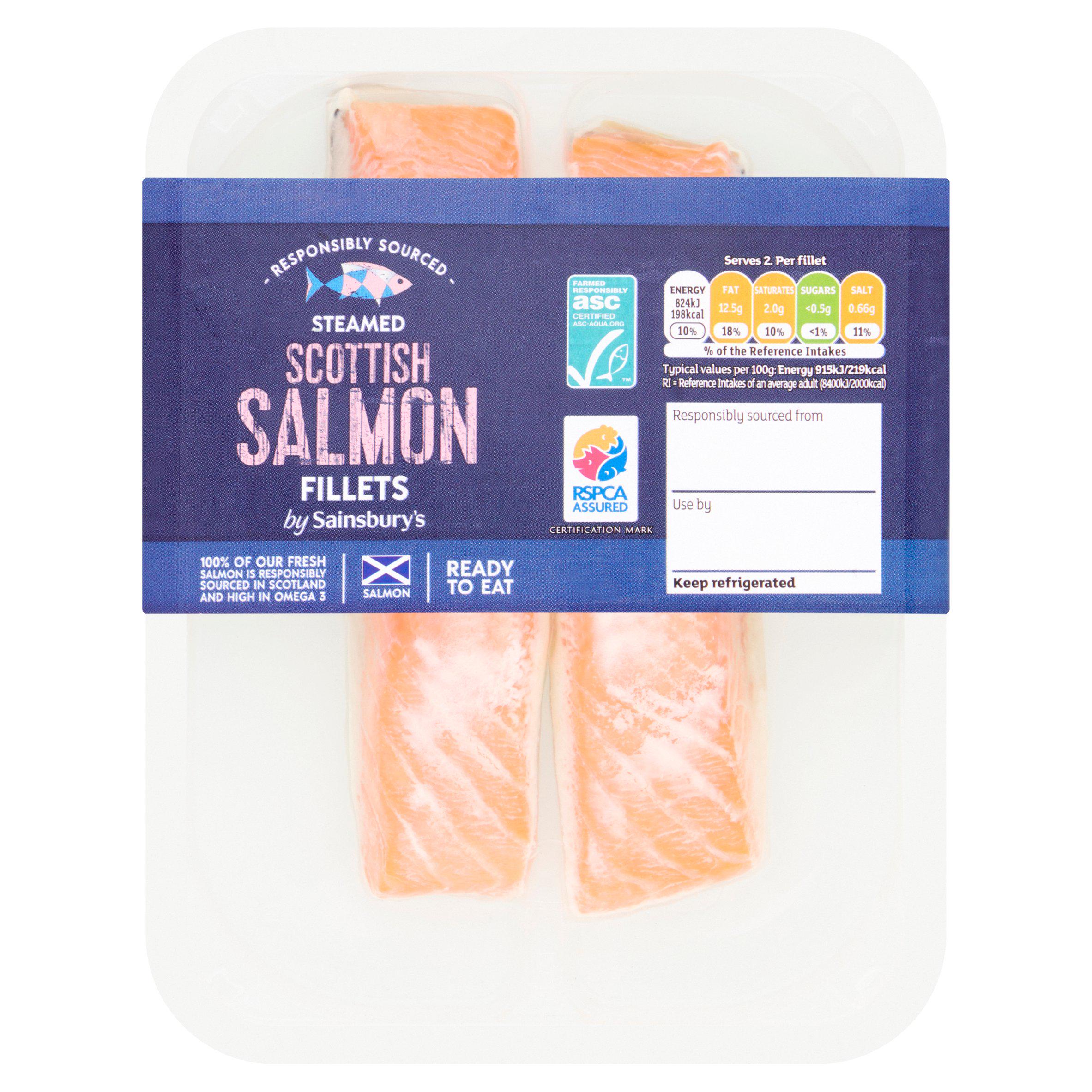 Sainsbury's Sweet Chilli ASC Scottish Salmon Portions x2