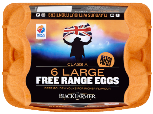 Black Farmer Large Free Range Eggs