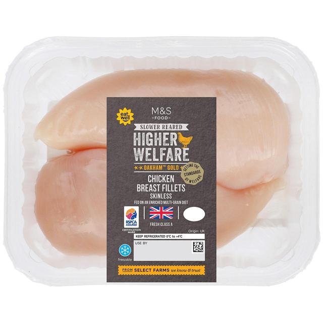 M&S Oakham Gold Chicken Breast Fillets 300g