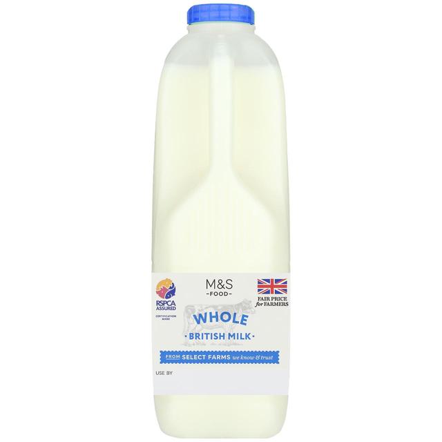 M&S Select Farms British Whole Milk 2 Pints