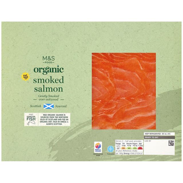 M&S Organic Smoked Salmon