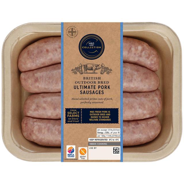 M&S Collection Ultimate Pork Sausages 480g