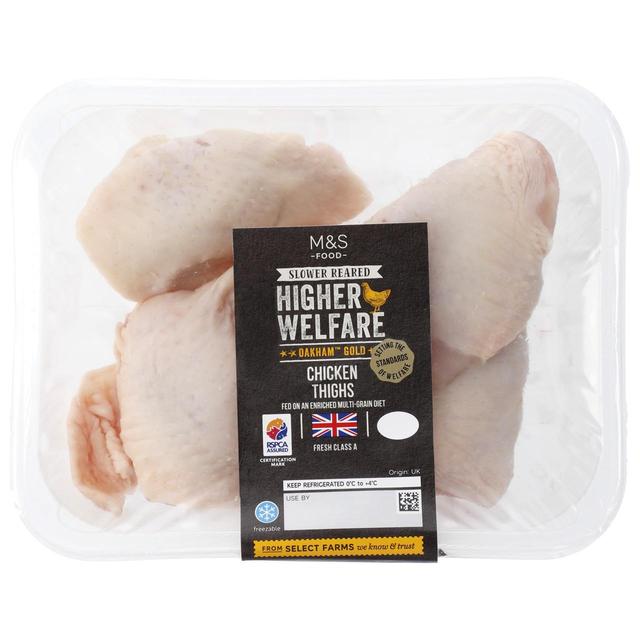 M&S Oakham Gold Chicken Thighs 600g