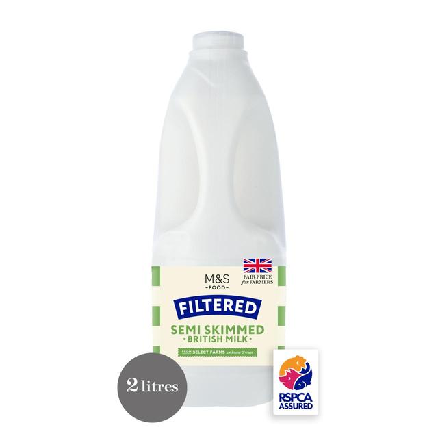 M&S Filtered Semi Skimmed British Milk 2L