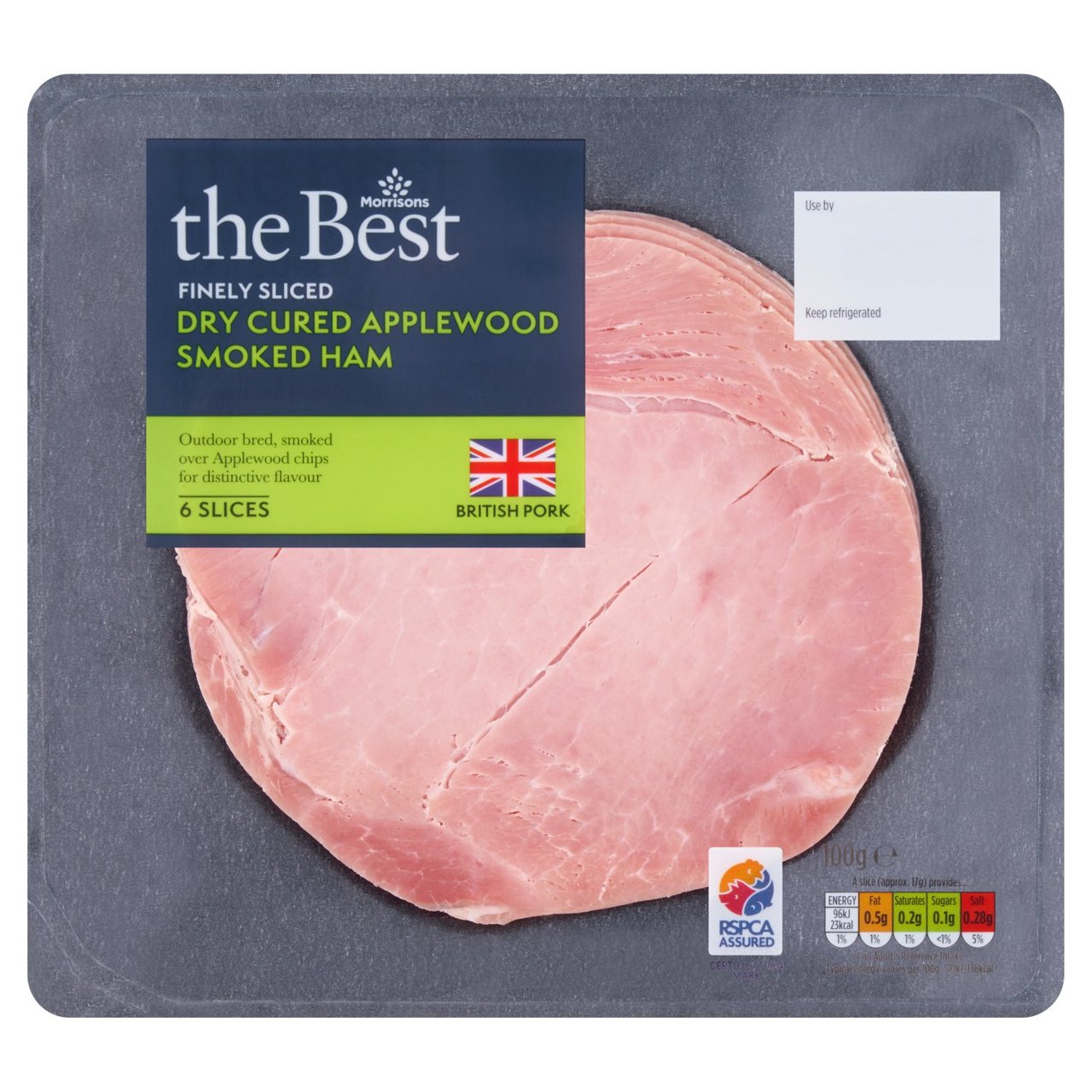 Morrisons The Best Finely Sliced Applewood Smoked Ham