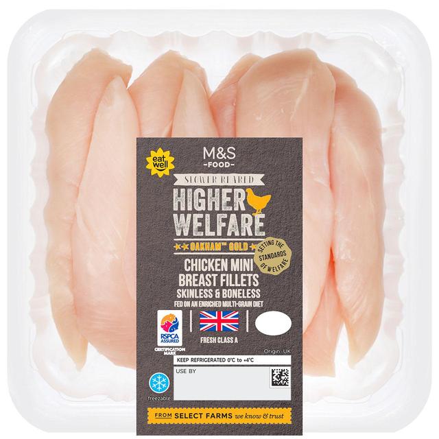 M&S Oakham Gold Mini Chicken Breast Fillets 350g