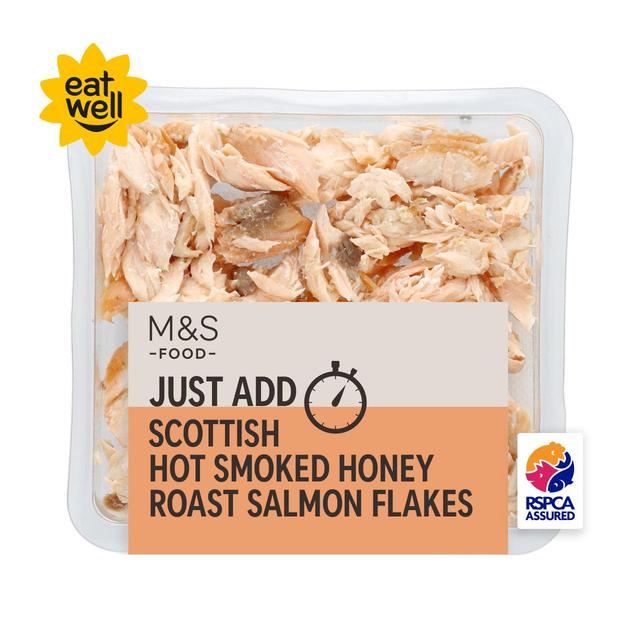 M&S Honey Roast Smoked Salmon Flakes