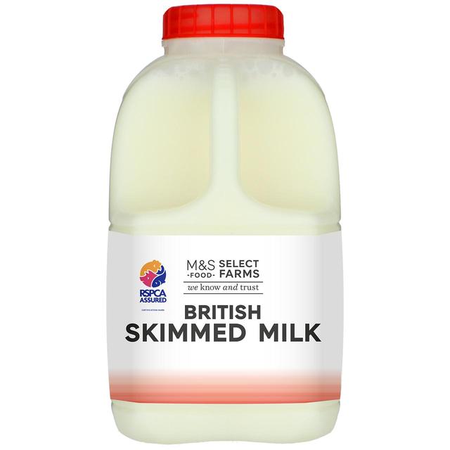 M&S Select Farms British Skimmed Milk 1 Pint