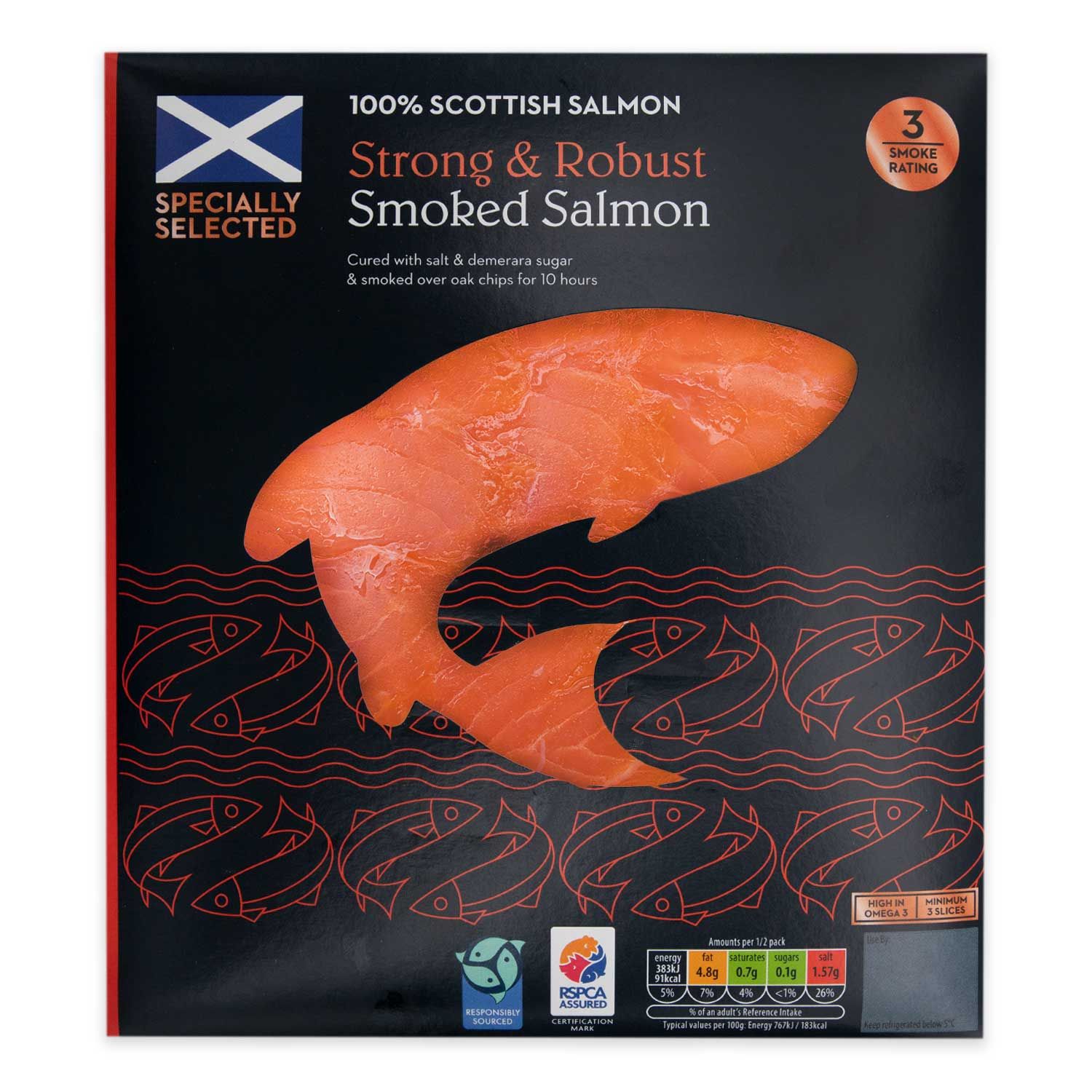 Specially Selected Smoked Salmon Slices 100g