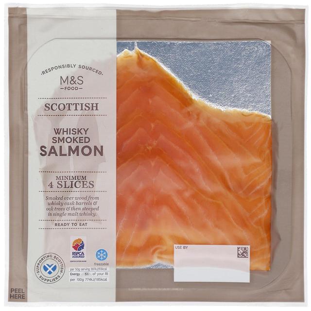 M&S Single Malt Whisky Smoked Salmon